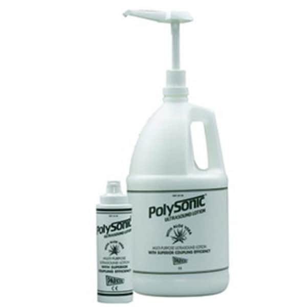 Fabrication Enterprises Fabrication Enterprises 50-6005-1 Polysonic Ultrasound Lotion with Aloe; 1 gal Jug with 8.5 oz Bottle - Each 50-6005-1 - main